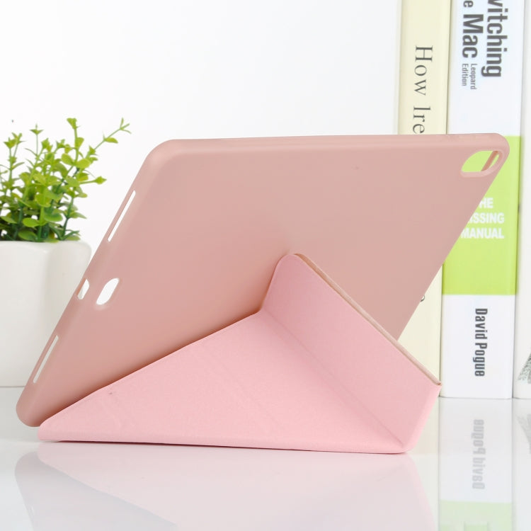 Millet Texture PU+ Silicone Full Coverage Leather Case with Multi-folding Holder for iPad Air (2020) 10.9 inch, For iPad Air (2020) 10.9 inch