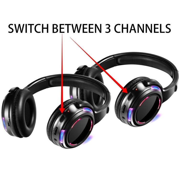 UHF-9 Headset LED Wireless Noise Cancelling Earphone, Earphone