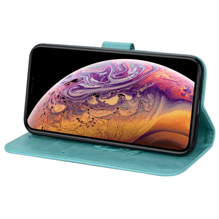 For iPhone XS Max Rose Embossed Horizontal Flip PU Leather Case with Holder & Card Slots & Wallet, For XS Max