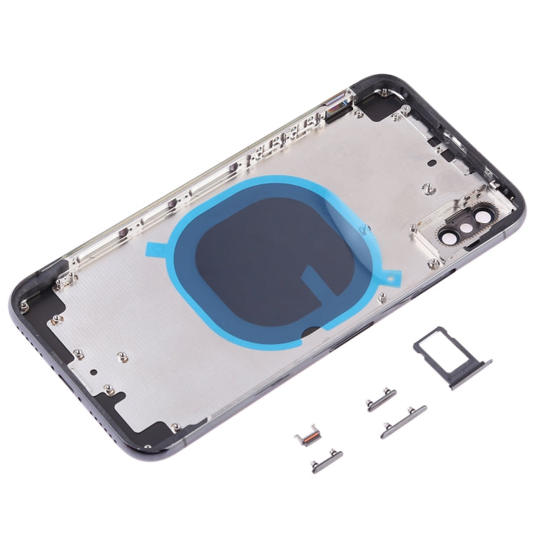 Battery Back Cover with Camera Lens Frame & SIM Card Tray & Side Keys for iPhone XS Max, For iPhone XS Max, For iPhone XS Max with Side keys, For iPhone XS Max with Camera Lens Frame