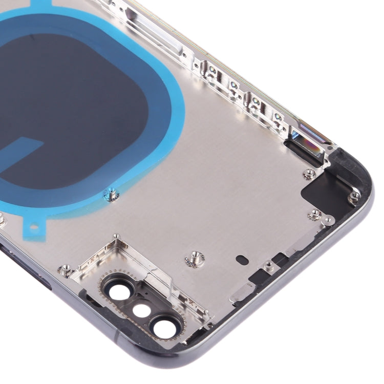Battery Back Cover with Camera Lens Frame & SIM Card Tray & Side Keys for iPhone XS Max, For iPhone XS Max, For iPhone XS Max with Side keys, For iPhone XS Max with Camera Lens Frame