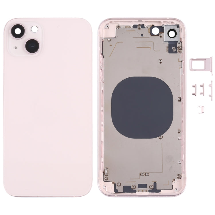 Back Housing Cover with Appearance Imitation of iP13 for iPhone XR, For iPXR to i13(Pink), For iPXR to i13(Red), For iPXR to i13(Blue), For iPXR to i13(Purple), For iPXR to i13(White), For iPXR to i13(Green)