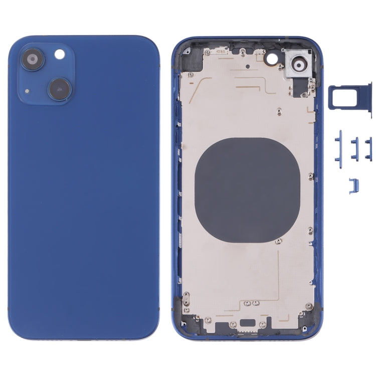 Back Housing Cover with Appearance Imitation of iP13 for iPhone XR, For iPXR to i13(Pink), For iPXR to i13(Red), For iPXR to i13(Blue), For iPXR to i13(Purple), For iPXR to i13(White), For iPXR to i13(Green)