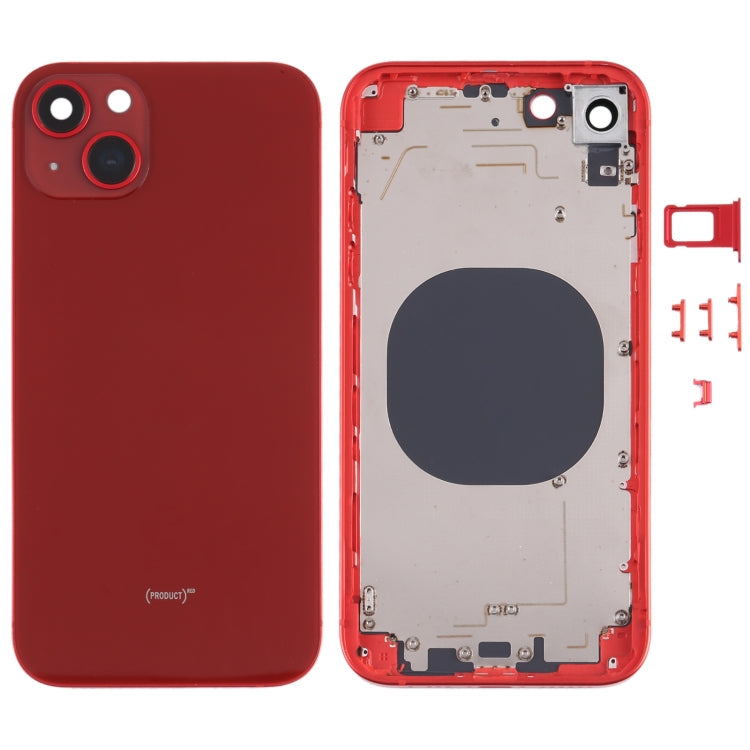 Back Housing Cover with Appearance Imitation of iP13 for iPhone XR, For iPXR to i13(Pink), For iPXR to i13(Red), For iPXR to i13(Blue), For iPXR to i13(Purple), For iPXR to i13(White), For iPXR to i13(Green)