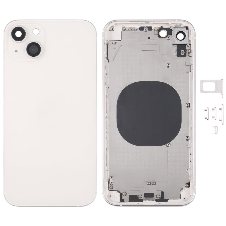 Back Housing Cover with Appearance Imitation of iP13 for iPhone XR, For iPXR to i13(Pink), For iPXR to i13(Red), For iPXR to i13(Blue), For iPXR to i13(Purple), For iPXR to i13(White), For iPXR to i13(Green)