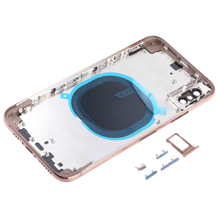 Battery Back Cover with Camera Lens Frame & SIM Card Tray & Side Keys for iPhone XS, For iPhone XS (Camera Lens+Side Keys), For iPhone XS with Side keys, For iPhone XS with Card Tray
