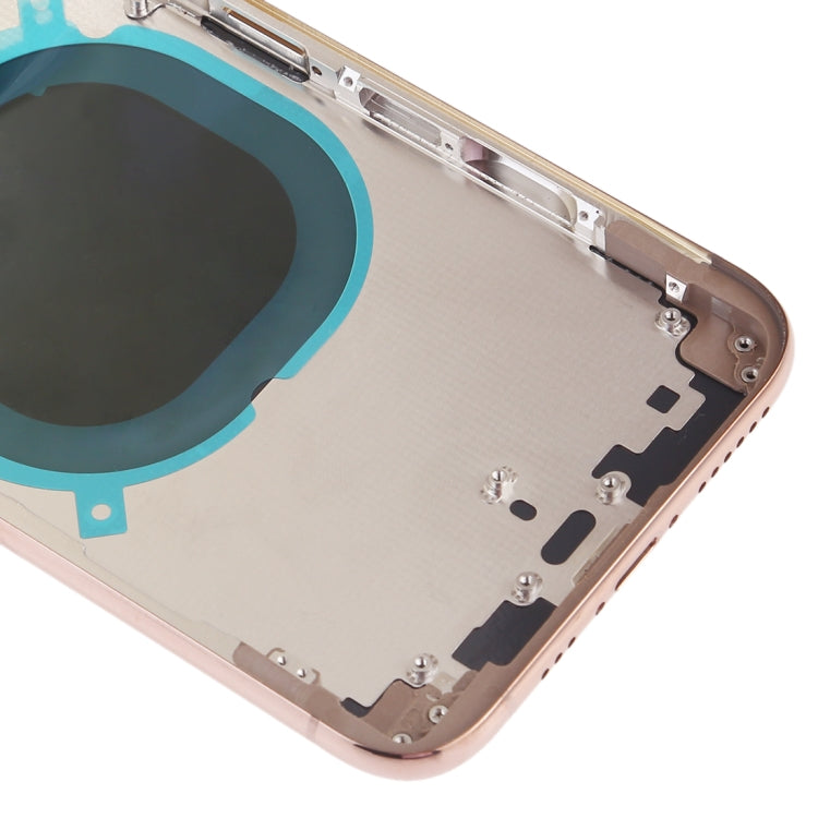 Battery Back Cover with Camera Lens Frame & SIM Card Tray & Side Keys for iPhone XS, For iPhone XS (Camera Lens+Side Keys), For iPhone XS with Side keys, For iPhone XS with Card Tray