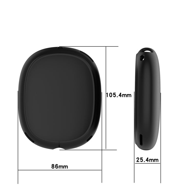A Pair Full Coverage Anti-scratch Silicone Headphone Protective Case for AirPods Max / Max 2