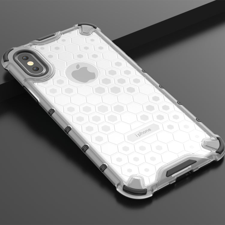 For iPhone X / XS Shockproof Honeycomb PC + TPU Protective Case, For iPhone X / XS