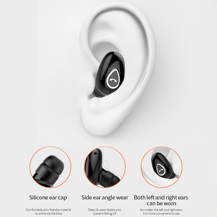 YX01 Sweatproof Bluetooth 4.1 Wireless Bluetooth Earphone, Support Memory Connection & HD Call, Rose Gold, Silver, White, Black, Flesh Color