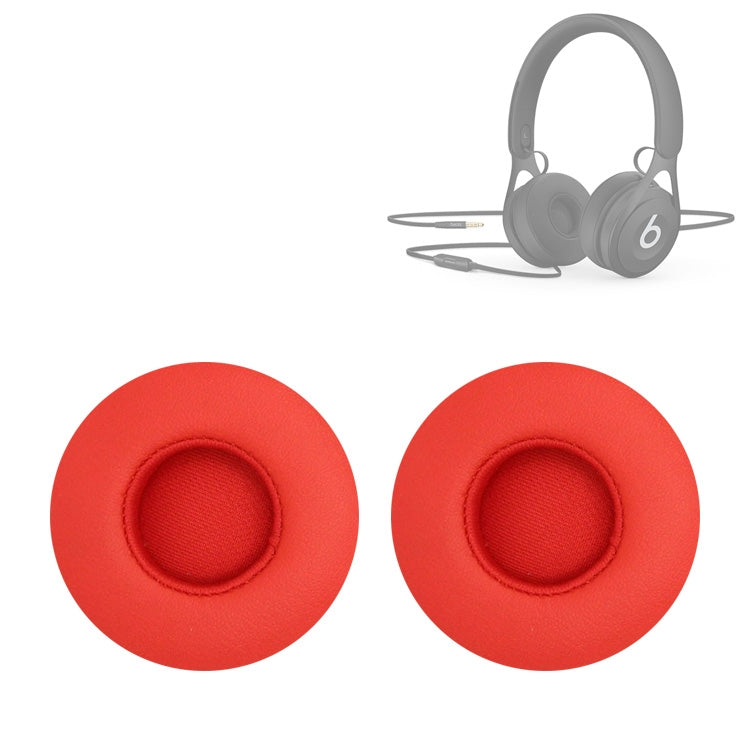2 PCS For Beats EP Wired Headset Ear-cap Sponge Earmuffs, Red, White, Blue