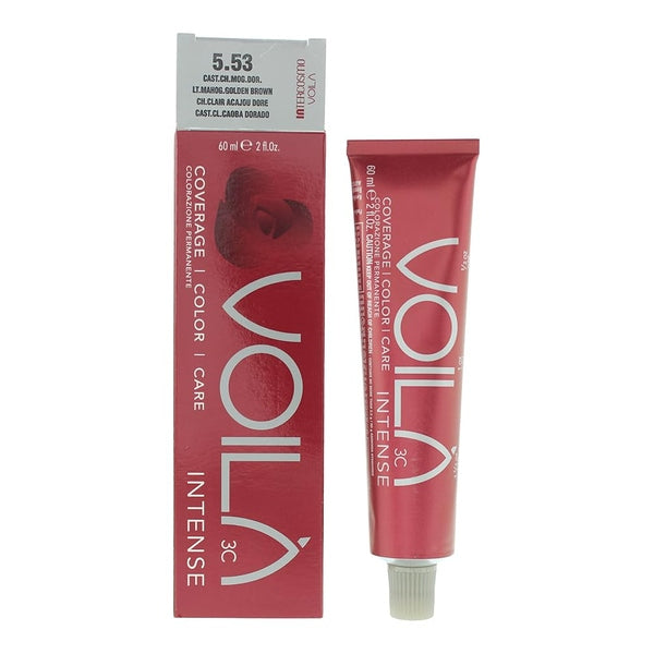 Intercosmo Voilà 3C Intense 60ml - 5.53 Light Mahogany Golden Brown
