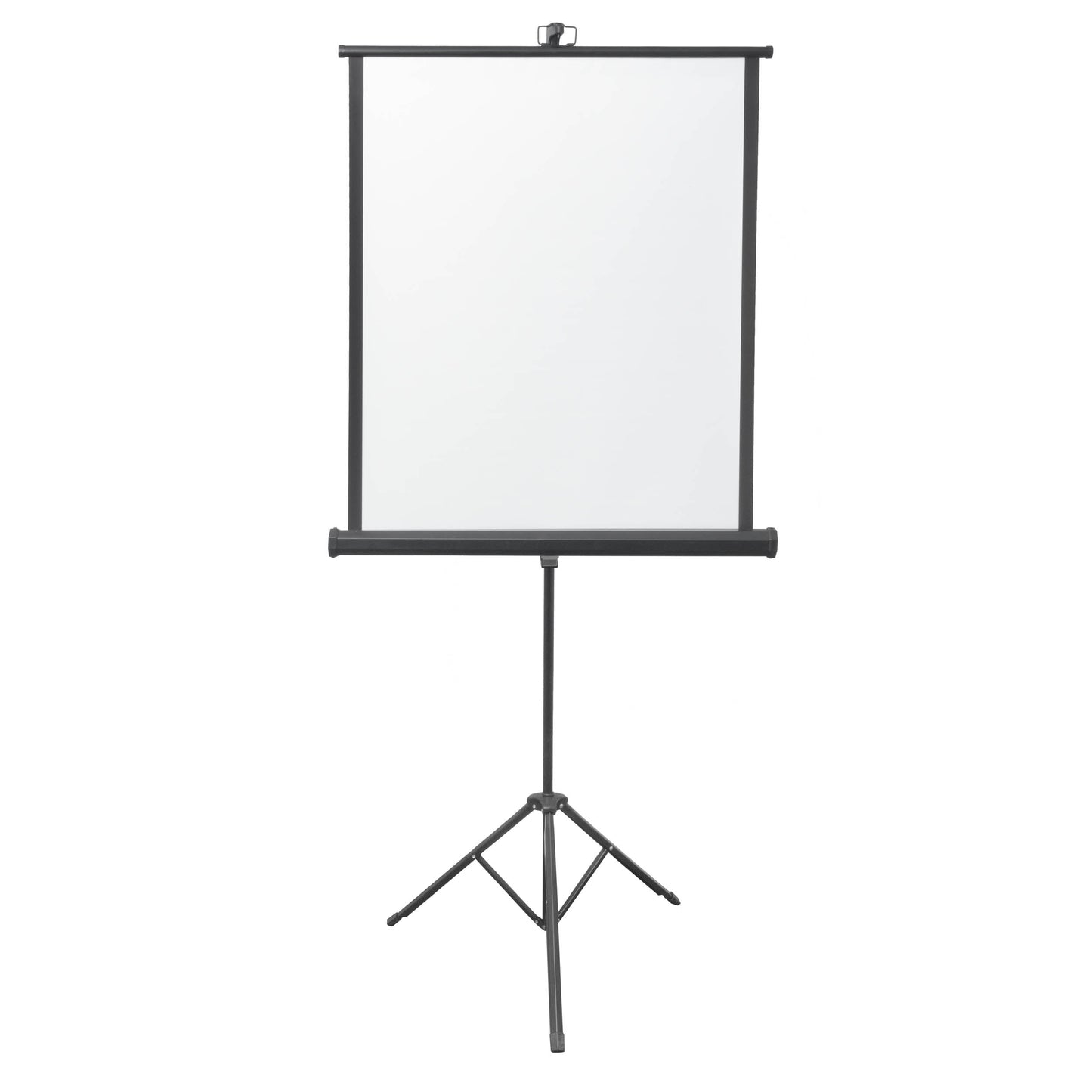 78x132cm White Retractable Photo ID Background Screen with built-in stand