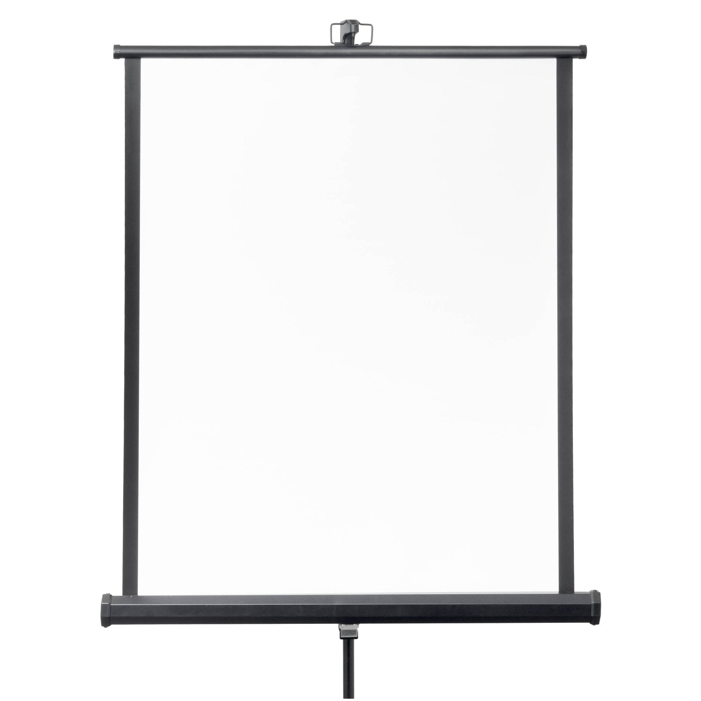 78x132cm White Retractable Photo ID Background Screen with built-in stand