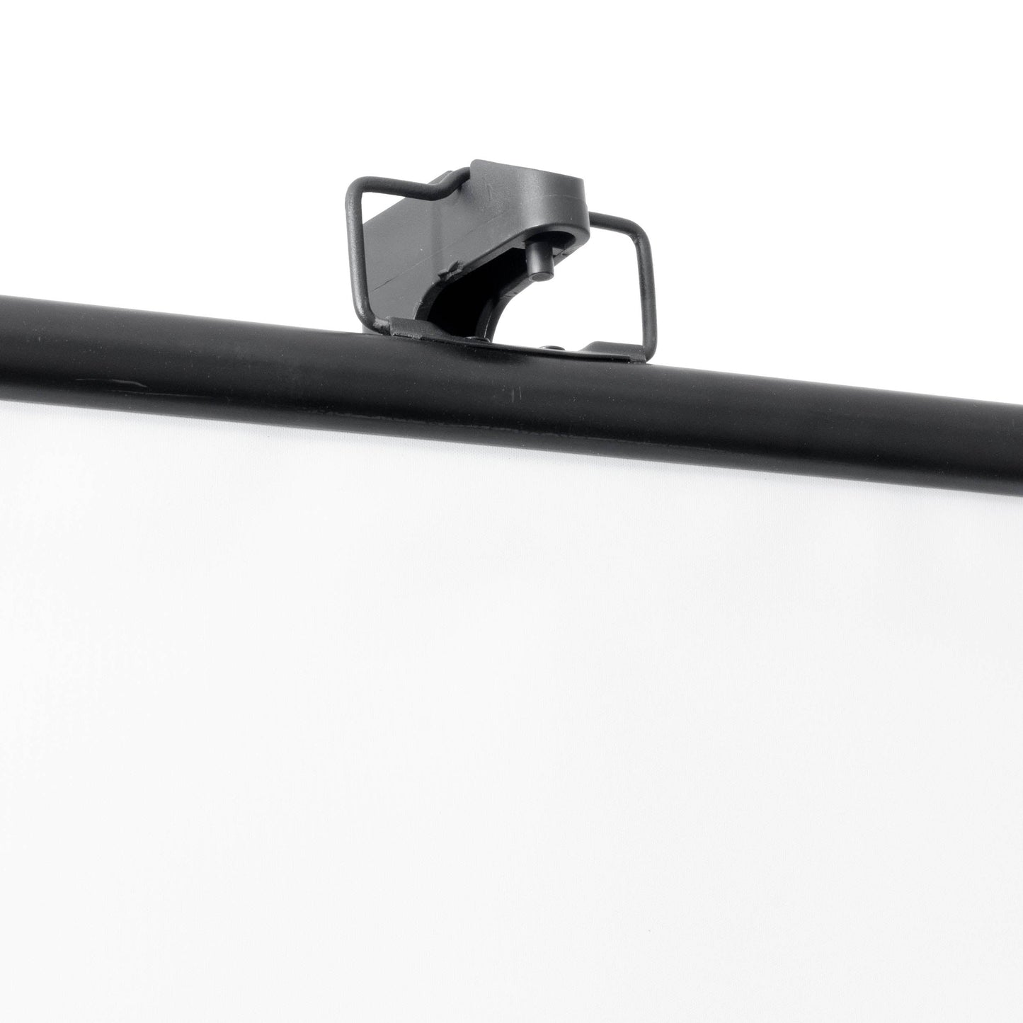 78x132cm White Retractable Photo ID Background Screen with built-in stand