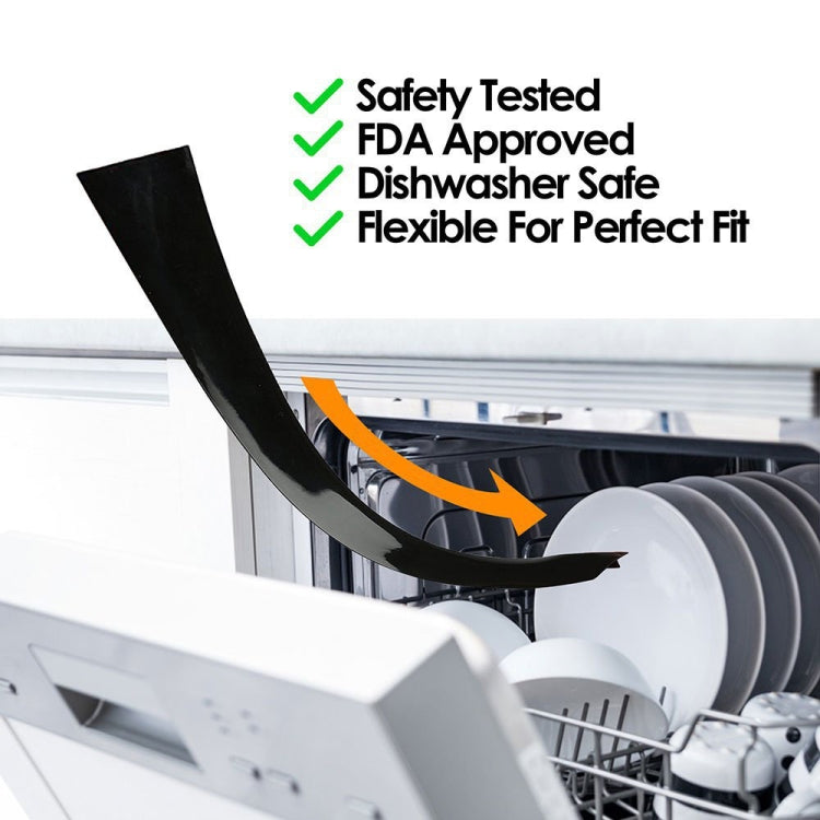 21 inches Gas Stove Slit Strip Antifouling Dustproof Waterproof Kitchen Sealing Strip, 21 inches (White), 21 inches, 21 inches (Black)