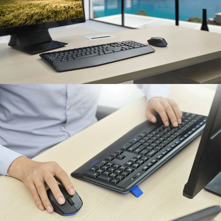 Logitech MK345 Wireless Full-size Keyboard + 2.4GHz 1000DPI Wireless Optical Mouse Set with Nano Receiver, Logitech MK345