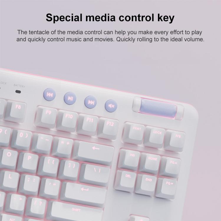 Logitech Aurora G713 RGB Wired Game E-sports 87-key Mechanical Keyboard with Palm Support, Red Shaft, Red Shaft