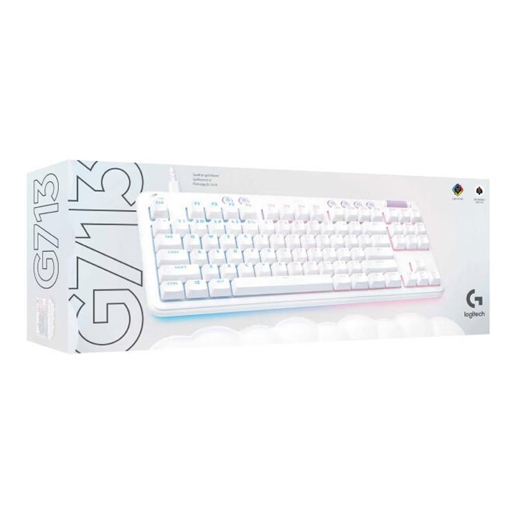 Logitech Aurora G713 RGB Wired Game E-sports 87-key Mechanical Keyboard with Palm Support, Red Shaft, Red Shaft