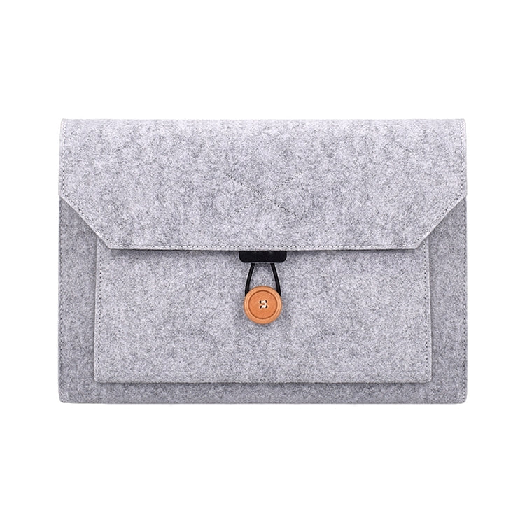 ND06 Multi-purpose Felt Button Laptop Inner Bag for 13.3 inch Laptop, 13.3 inch