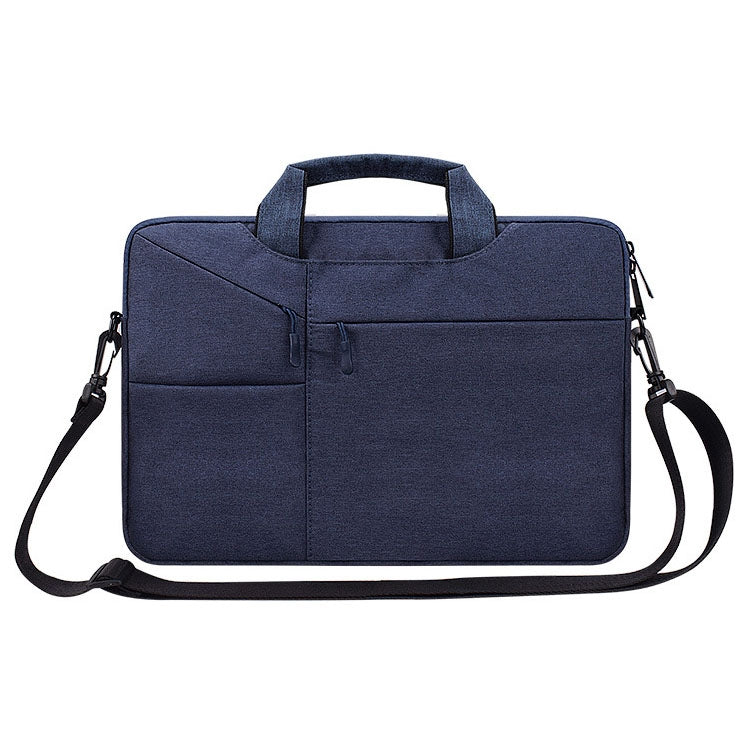 ST02S Waterproof Tear Resistance Hidden Portable Strap One-shoulder Handbag for 14.1 inch Laptops, with Suitcase Belt, ST02S 14.1 inch Black, ST02S 14.1 inch Dark Gray, ST02S 14.1 inch Pink, ST02S 14.1 inch Light Grey, ST02S 14.1 inch Navy Blue