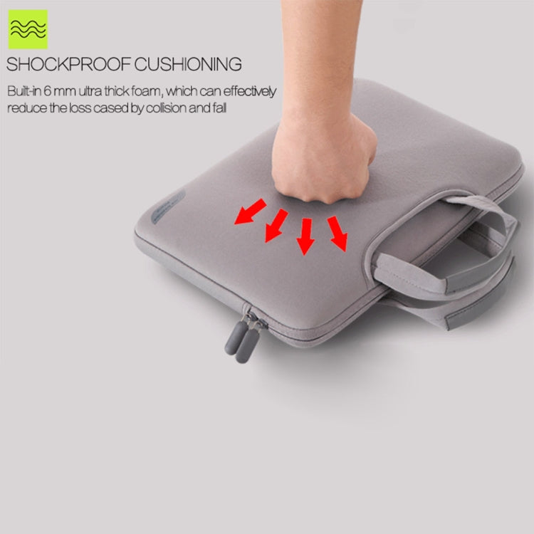 15.6 inch Portable Air Permeable Handheld Sleeve Bag for Laptops, Size: 41.5x30.0x3.5cm, 15.6 inch Black, 15.6 inch Pink, 15.6 inch Green, 15.6 inch Grey, 15.6 inch Magenta