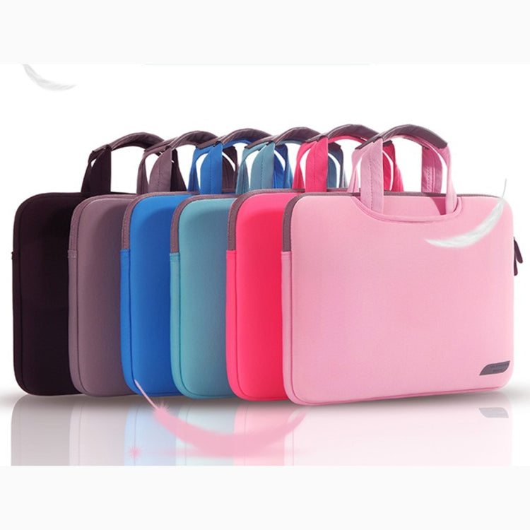 15.6 inch Portable Air Permeable Handheld Sleeve Bag for Laptops, Size: 41.5x30.0x3.5cm, 15.6 inch Black, 15.6 inch Pink, 15.6 inch Green, 15.6 inch Grey, 15.6 inch Magenta