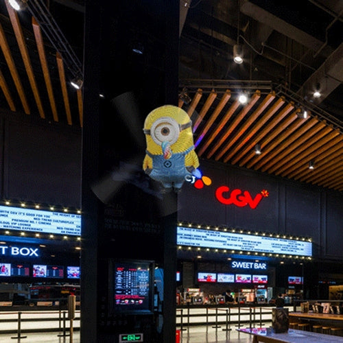 Dsee-50s Holographic Intelligent Display 3D Billboard, WiFi App Control, Display Resolution: 512 x 512 Pixels, Diameter: 50cm, Dsee-50s
