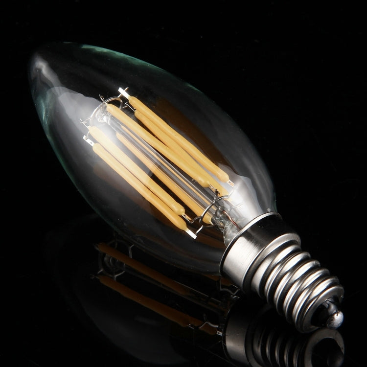 6 LEDs 450 LM Retro Energy Saving Light for Halls, AC 220V, Apiciform E14 6W 220V White Light