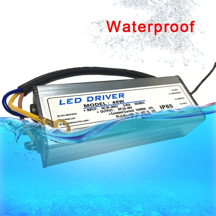 50W LED Driver Adapter AC 85-265V to DC 24-38V IP65 Waterproof, 50W