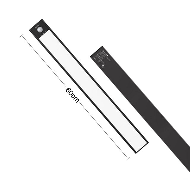 60cm Original Xiaomi Youpin YEELIGHT LED Smart Human Motion Sensor Light Bar Rechargeable Wardrobe Cabinet Corridor Wall Lamps, 60cm