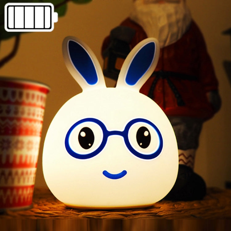 Creative Battery Powered LED Decoration Lamp Novelty Gift, Smile Pink Rabbit/Battery-Powered, Smile Blue Rabbit/Battery-Powered, Happy Pink Rabbit/Battery-Powered, Happy Blue Rabbit/Battery-Powered