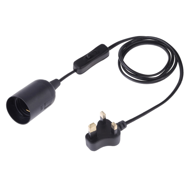 E27 Wire Cap Switch Lamp Holder Chandelier Power Socket with 1.2m Extension Cable, Small UK Plug, EU Plug, 1.5m, AU Plug, 1.2m, Big UK Plug, 1.5m, US Plug, 1.5m, Small UK Plug, 1.2m