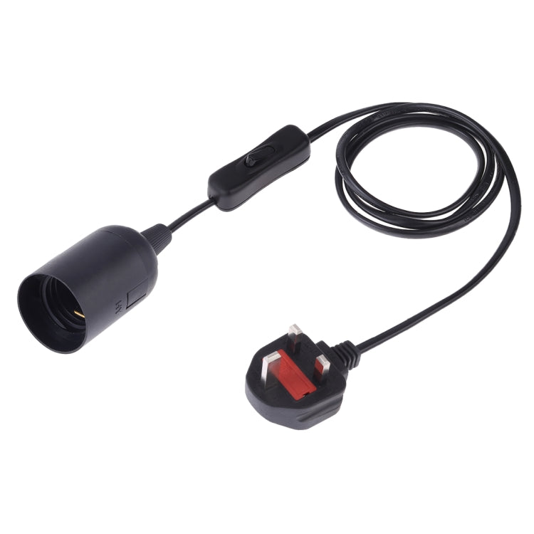E27 Wire Cap Switch Lamp Holder Chandelier Power Socket with 1.2m Extension Cable, Small UK Plug, EU Plug, 1.5m, AU Plug, 1.2m, Big UK Plug, 1.5m, US Plug, 1.5m, Small UK Plug, 1.2m