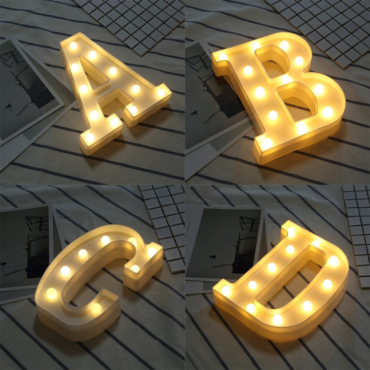 Dry Battery Powered Warm White Standing Hanging LED Holiday Light, A, N, B, O, C, P, D, Q, E, R, F, G, T, U, V, I, J, W, K, X, L, M, Z