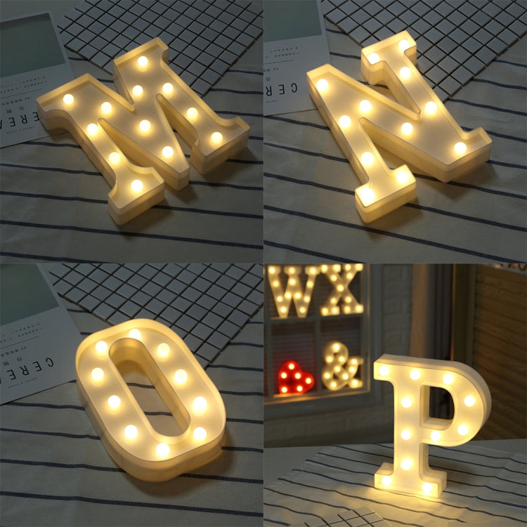 Dry Battery Powered Warm White Standing Hanging LED Holiday Light, A, N, B, O, C, P, D, Q, E, R, F, G, T, U, V, I, J, W, K, X, L, M, Z