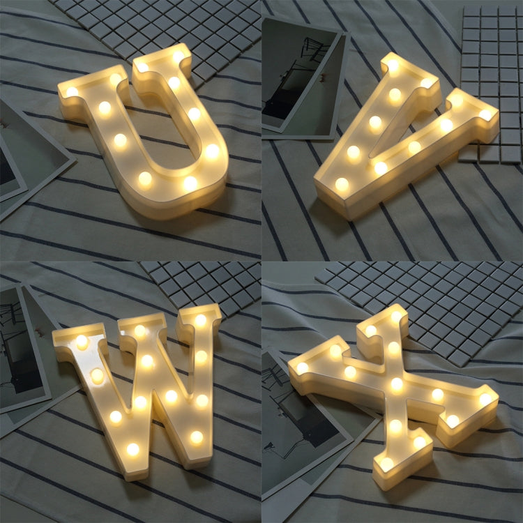 Dry Battery Powered Warm White Standing Hanging LED Holiday Light, A, N, B, O, C, P, D, Q, E, R, F, G, T, U, V, I, J, W, K, X, L, M, Z