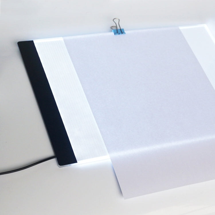 Ultra-thin A4 Size Portable USB LED Artcraft Tracing Light Box Copy Board for Artists Drawing Sketching Animation and X-ray Viewing, No Brightness Control