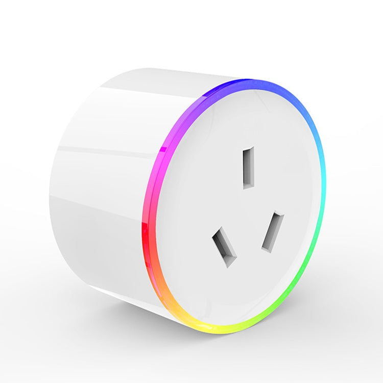 10A RGB Scene Light WiFi Remote Control Smart Socket Works with Alexa & Google Home & IFTTT, AC 100-240V, AU Plug, XS-A17