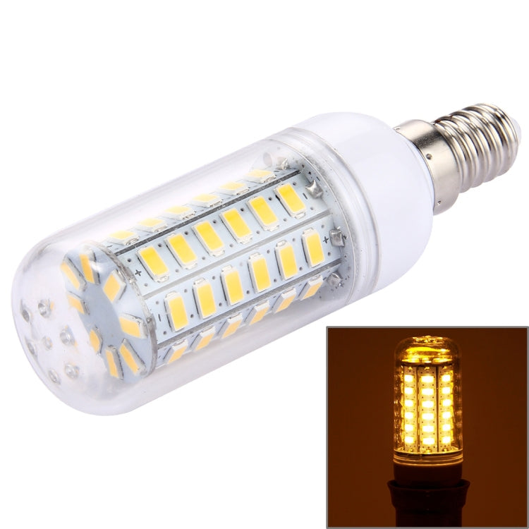 56 LEDs SMD 5730 Bulb, AC 220V, 5W 220V Warm White