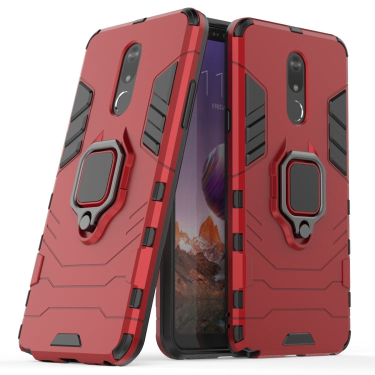 PC + TPU Shockproof Protective Case for LG Q Stylo 5, with Magnetic Ring Holder, For LG Q Stylo 5