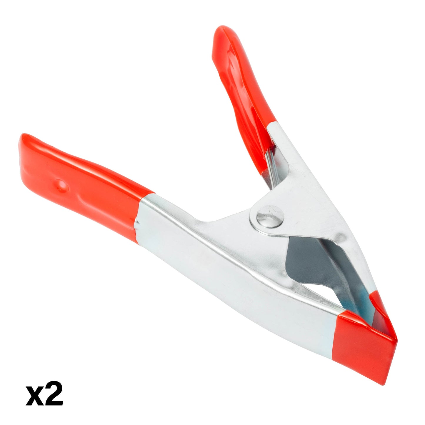 High-Strength 6" Metal A Spring Clamp with Rubber-Covered Handles