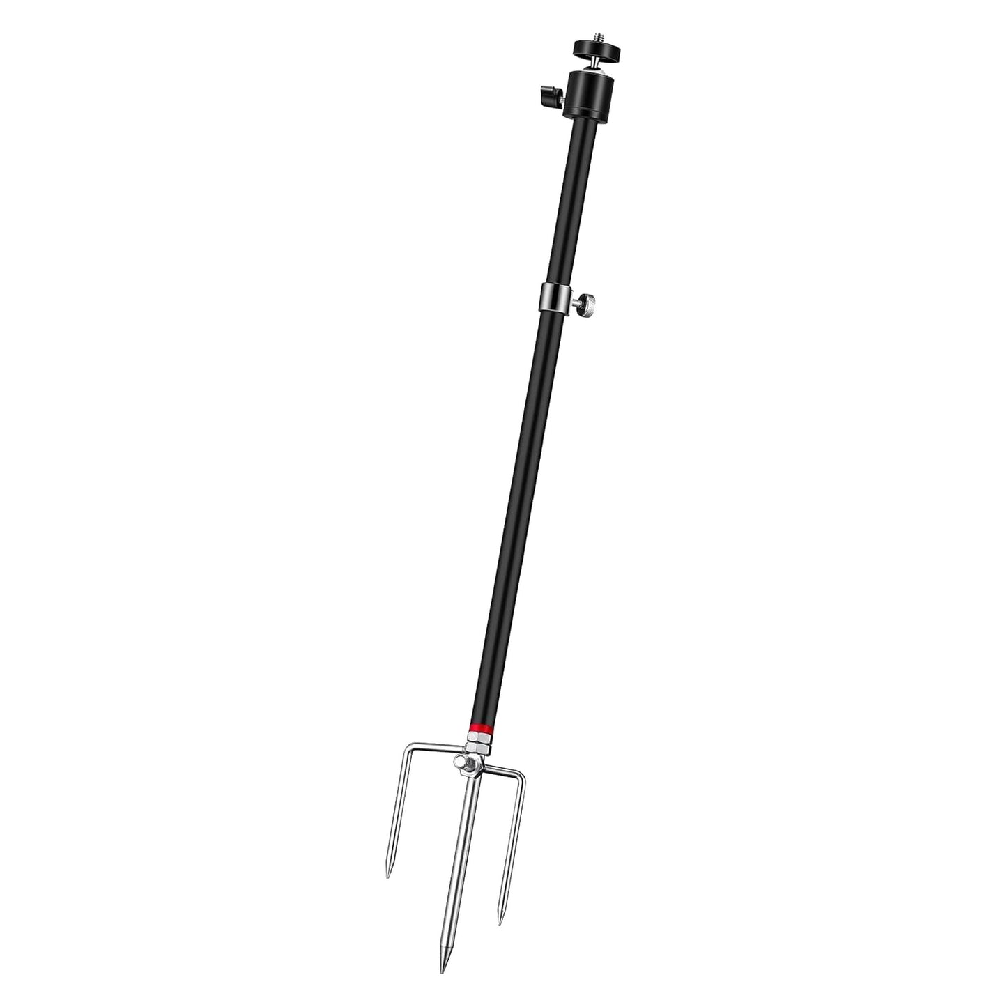 3-in-1 360 Degree Adjustable Aluminium Field Camera Mount Spiked Base Stand