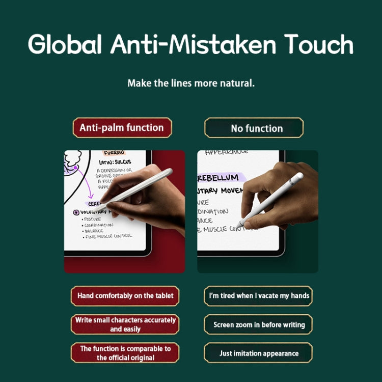 JD12 Anti-mistouch Stylus Pen with Battery Display, JD12 Universal
