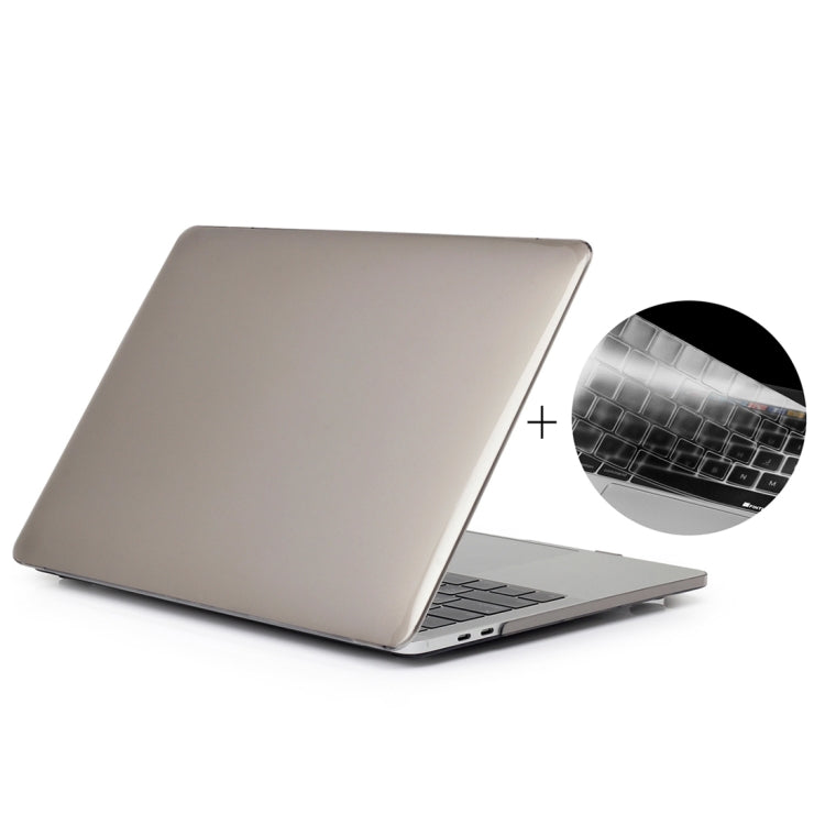 ENKAY Hat-Prince 2 in 1 Crystal Hard Shell Plastic Protective Case + US Version Ultra-thin TPU Keyboard Protector Cover for 2016 New MacBook Pro 13.3 inch with Touchbar (A1706), 13.3 inch with Touch Bar US Version