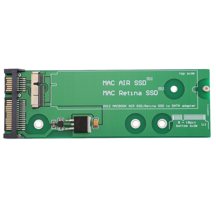 SSD to SATA Adapter for Macbook Air 11.6 inch A1465 (2012) & 13.3 inch A1462 (2012), SSD to SATA A1465 A1462