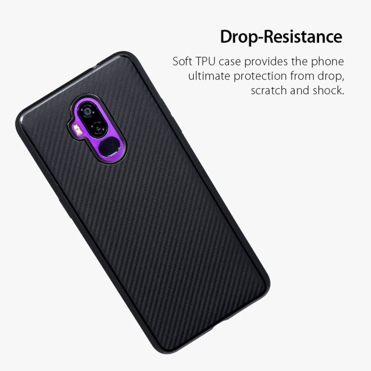 Shockproof Carbon Fiber Texture TPU Case for ULEFONG P6000 Plus / Power L3 , For ULEFONG P6000 Plus / Power L3