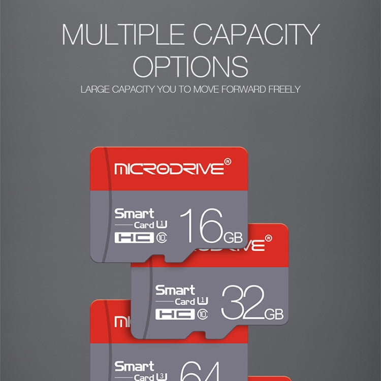 Microdrive 16GB High Speed Class 10 Micro SD(TF) Memory Card, 16GB