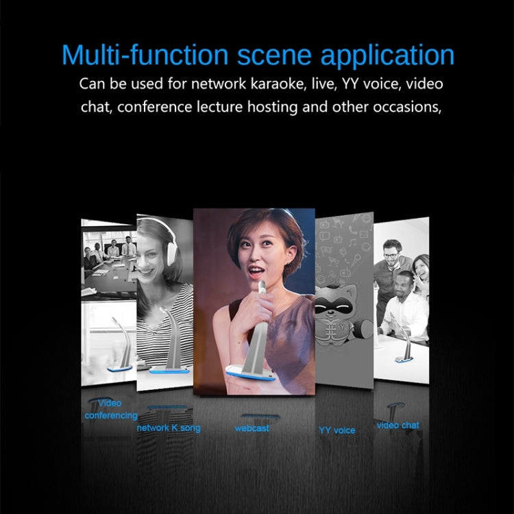 Compatible with PC / Mac for Live Broadcast, Show, KTV, etc, K3 3.5mm Port