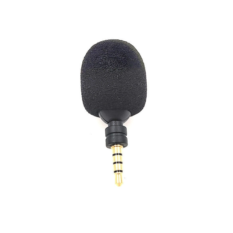MK-5 4 Level Pin 3.5mm Gold Plated Plug Live Mobile Phone Tablet Laptop Mini Bend Microphone, 4 Level Pin